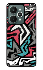 Geometric Graffiti Realme 15 Glass Case