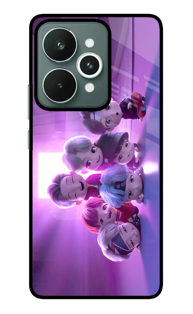 BTS Chibi Realme 15 Glass Case