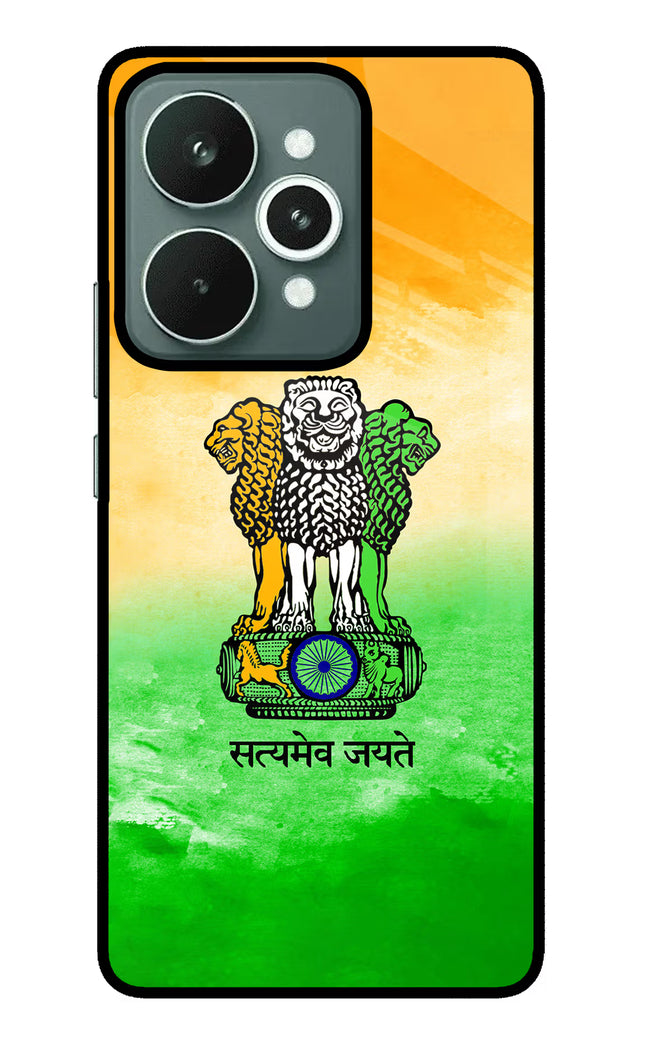 Satyamev Jayate Flag Realme 15 Glass Case
