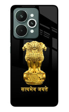 Satyamev Jayate Golden Realme 15 Glass Case