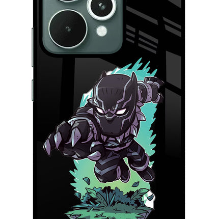 Black Panther Realme 15 Glass Case