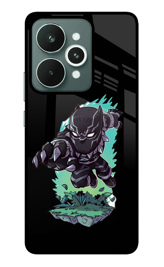 Black Panther Realme 15 Glass Case