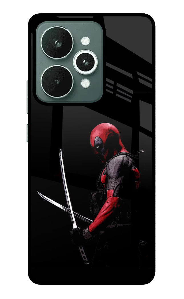 Deadpool Realme 15 Glass Case