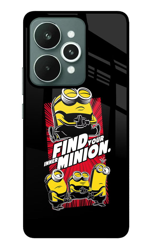 Find your inner Minion Realme 15 Glass Case