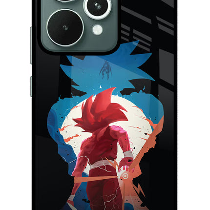 Goku Realme 15 Glass Case