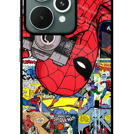 Spider Man Realme 15 Glass Case