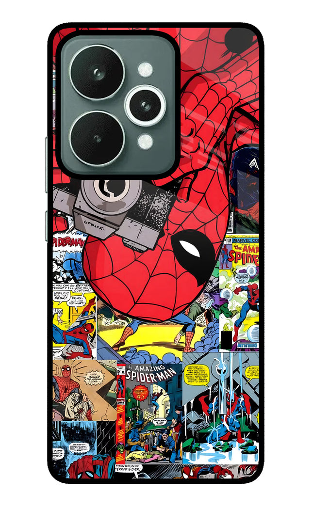Spider Man Realme 15 Glass Case