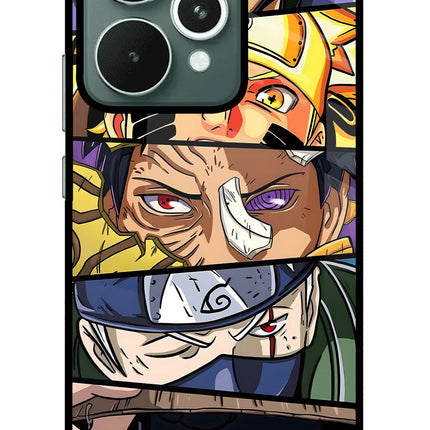 Naruto Character Realme 15 Glass Case