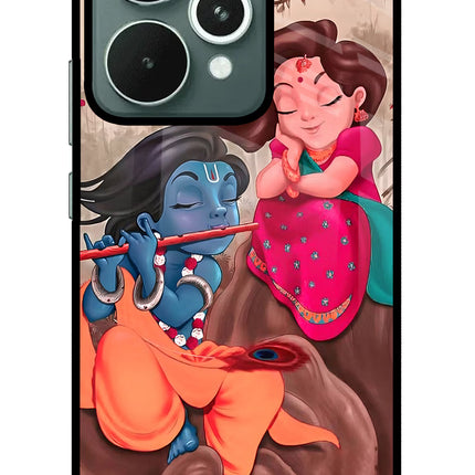 Radhe Krishna Realme 15 Glass Case