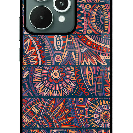 African Culture Design Realme 15 Glass Case