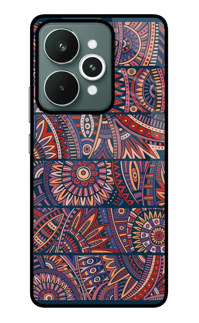 African Culture Design Realme 15 Glass Case