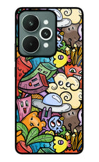 Veggie Doodle Realme 15 Glass Case