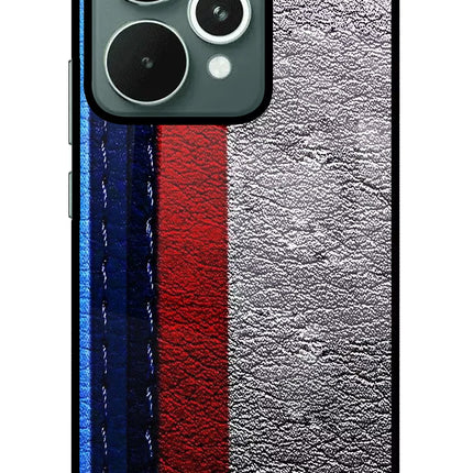 BMW Stripes Realme 15 Glass Case