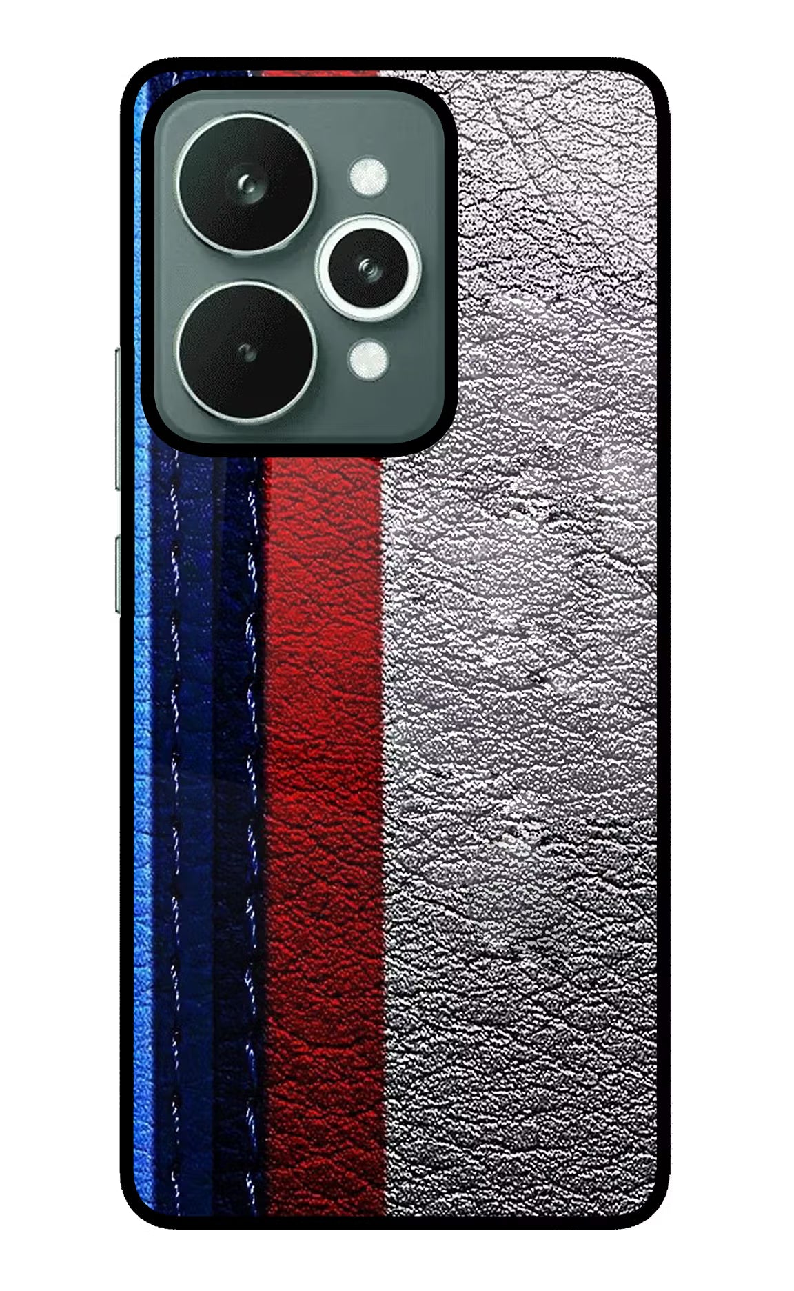BMW Stripes Realme 15 Glass Case Back Cover by Casekaro