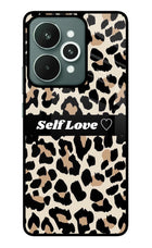 Leopard Print Self Love Realme 15 Glass Case