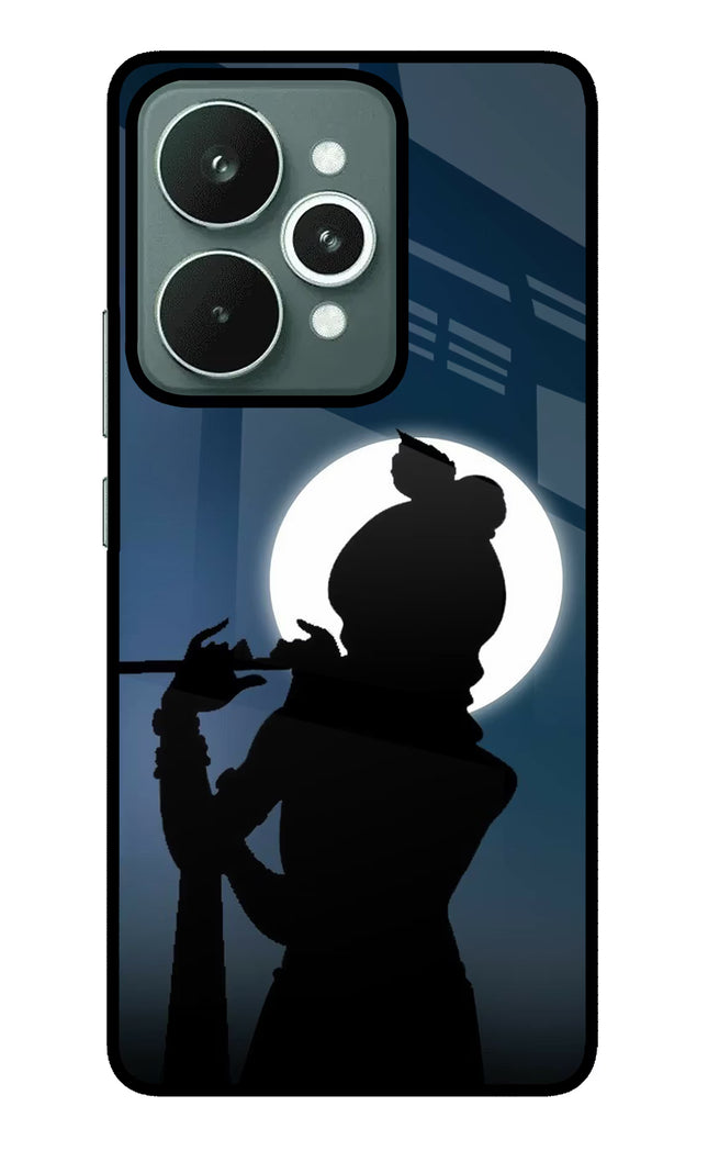 Shri Krishna Silhouette Realme 15 Glass Case