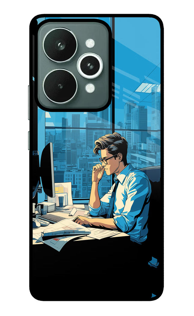 Focused Hustler (AI Generated) Realme 15 Glass Case