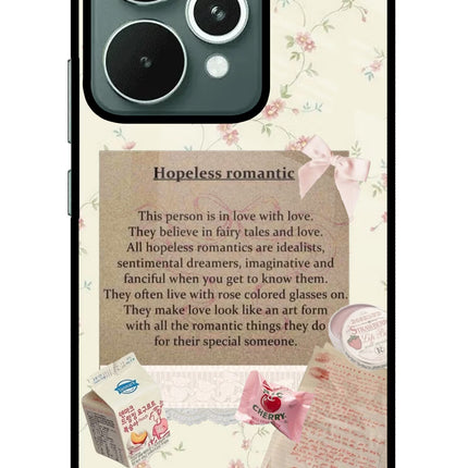 Hopeless Romantic Realme 15 Glass Case