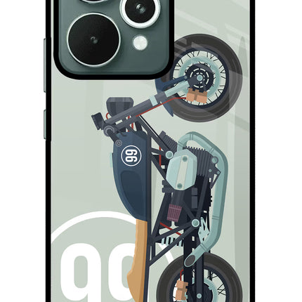 Classic Cafe Racer 99 Realme 15 Glass Case