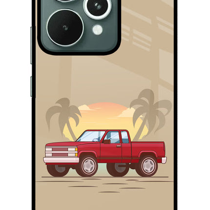 Desert Classic Drive Realme 15 Glass Case