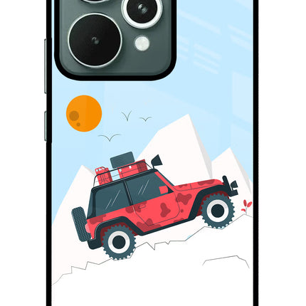 Mountain Trail Beast Realme 15 Glass Case