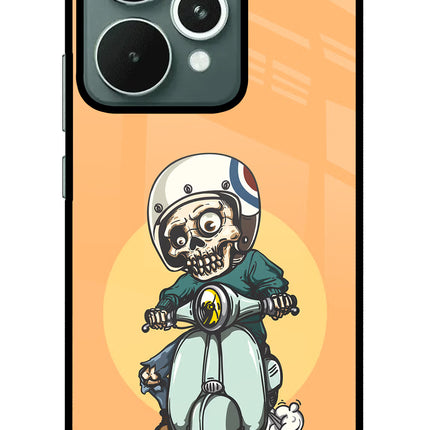 Undead Biker Realme 15 Glass Case