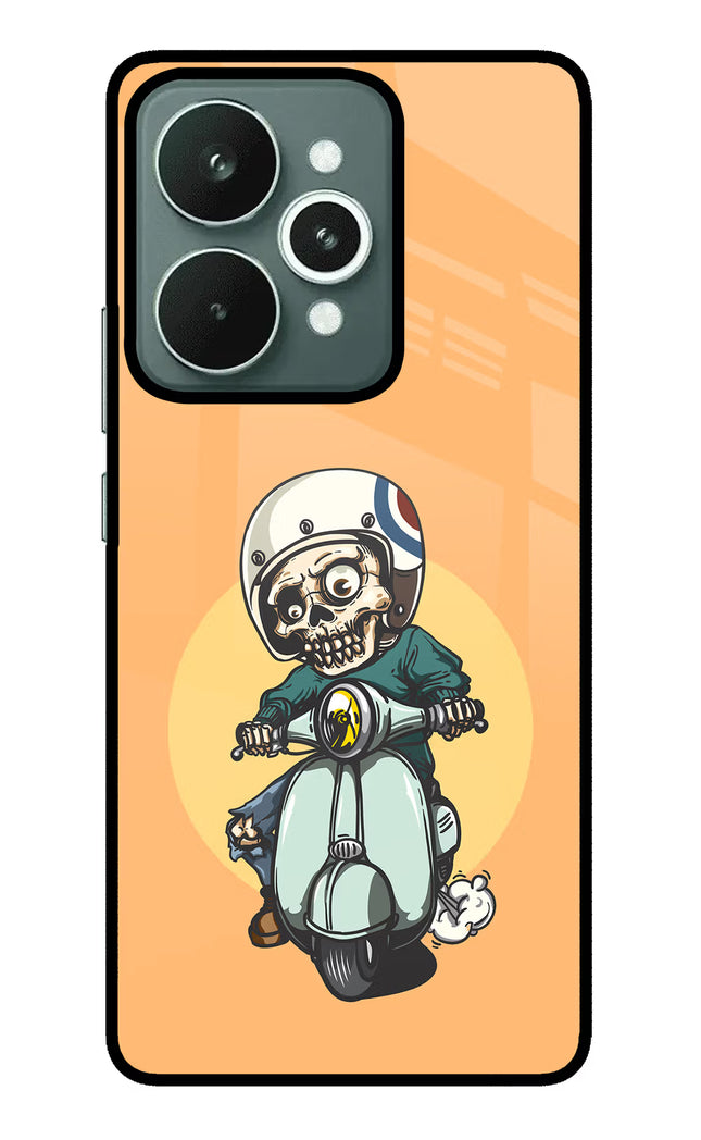 Undead Biker Realme 15 Glass Case