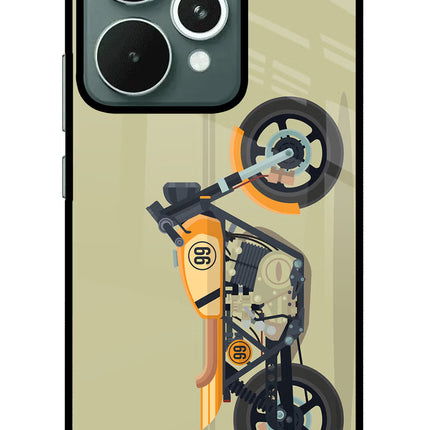 Vertical Speedster Realme 15 Glass Case