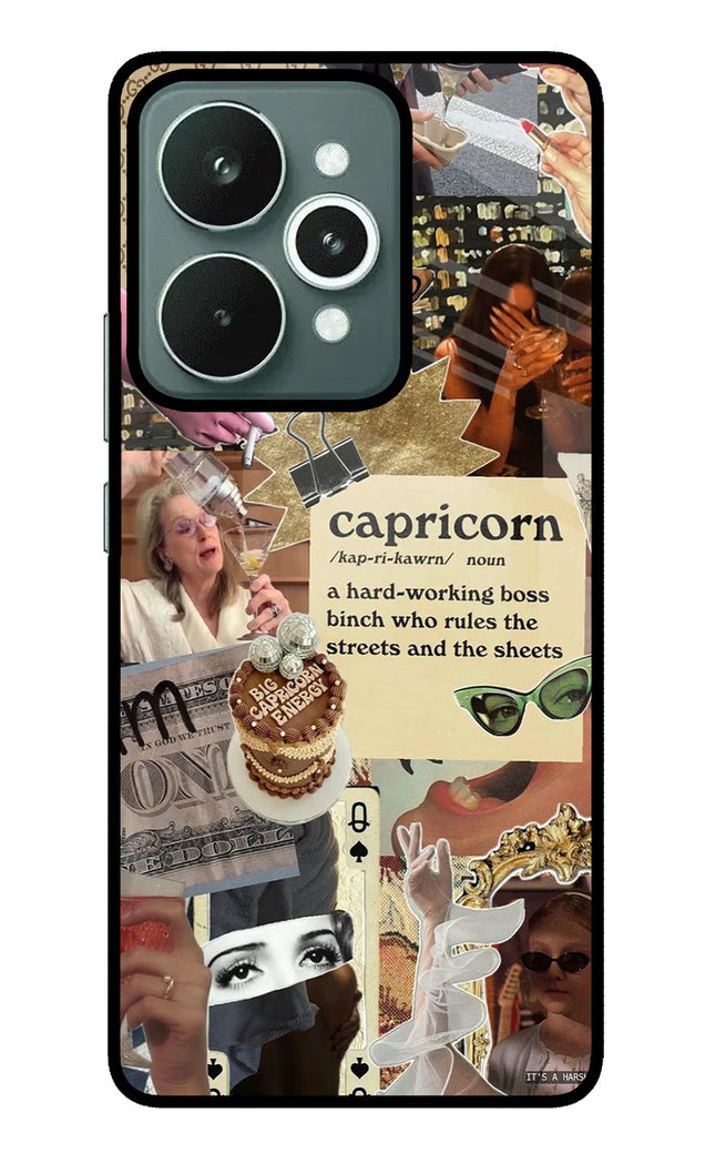 Capricorn Zodiac Realme 15 Glass Case