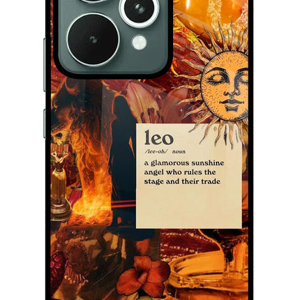 Leo Zodiac Realme 15 Glass Case
