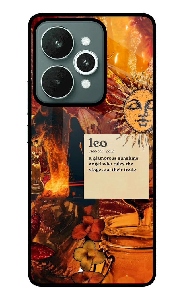 Leo Zodiac Realme 15 Glass Case