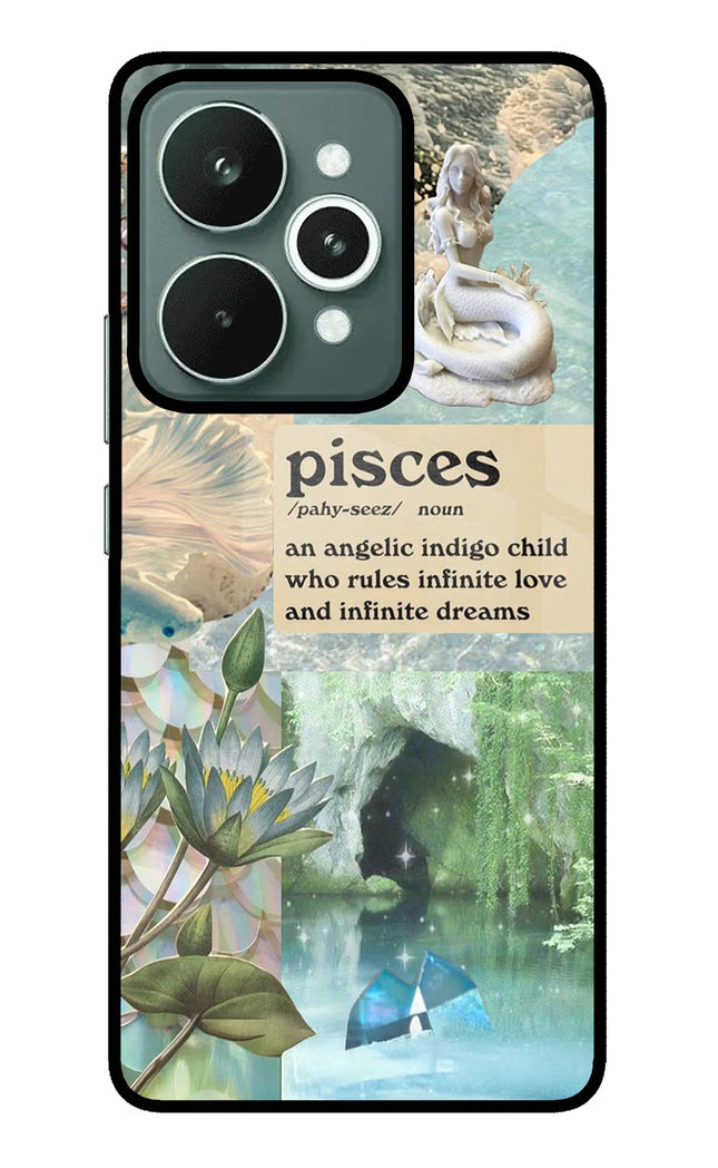 Pisces Zodiac Realme 15 Glass Case
