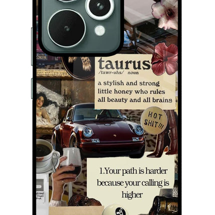 Taurus Zodiac Realme 15 Glass Case