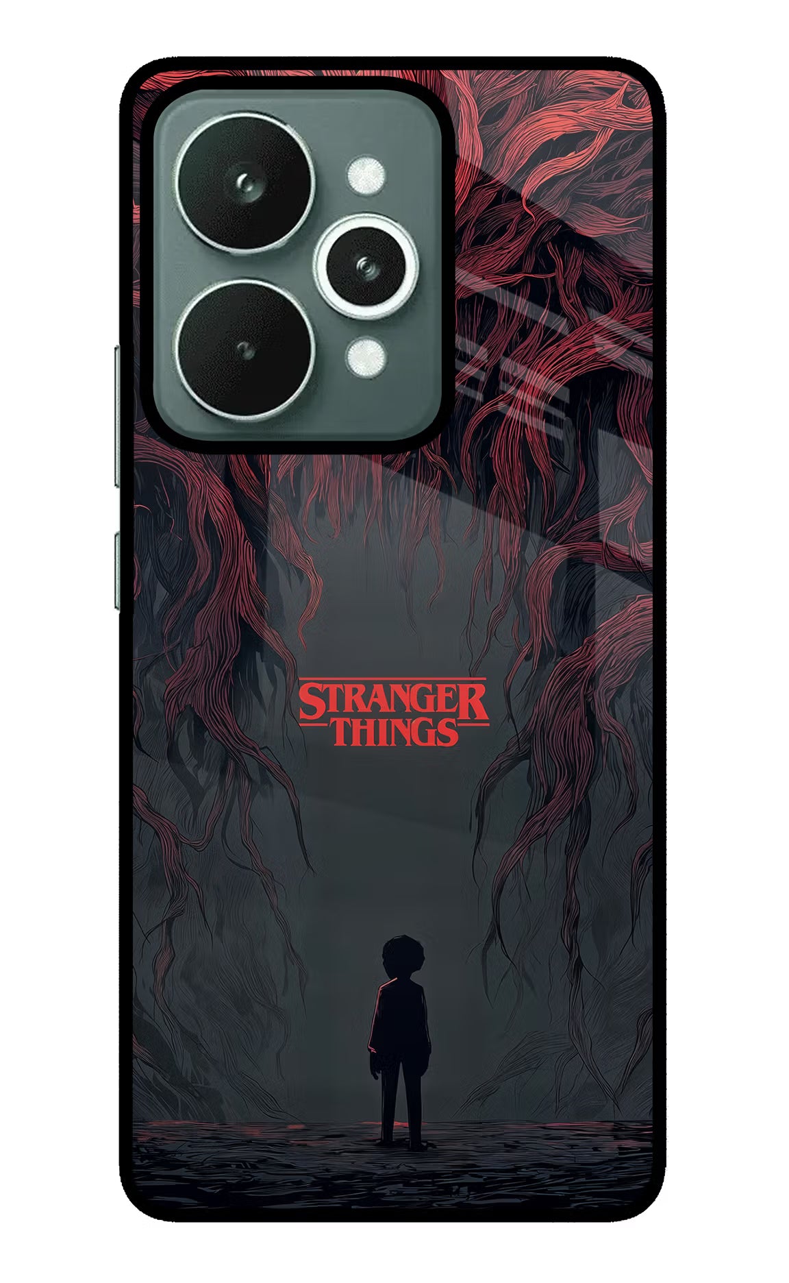 Ordinary Things Dark Side Realme 15 Glass Case Back Cover by Casekaro
