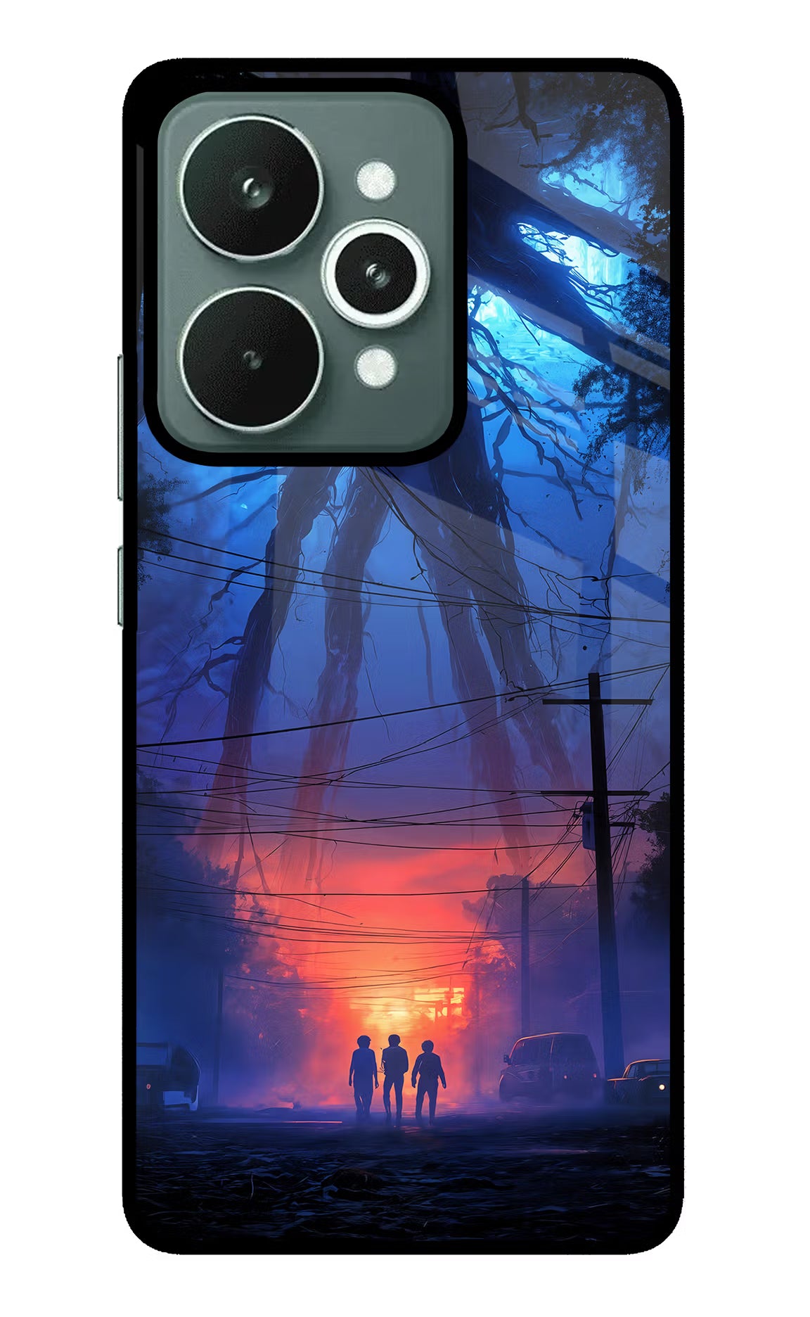 Ordinary Things Shadow Realme 15 Glass Case Back Cover by Casekaro