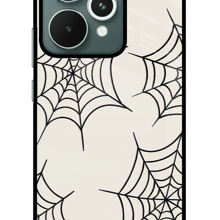 Spider Web Realme 15 Glass Case