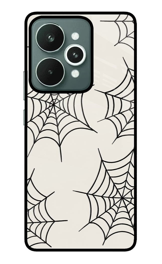 Spider Web Realme 15 Glass Case
