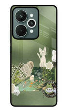 Aesthetic anime Realme 15 Glass Case