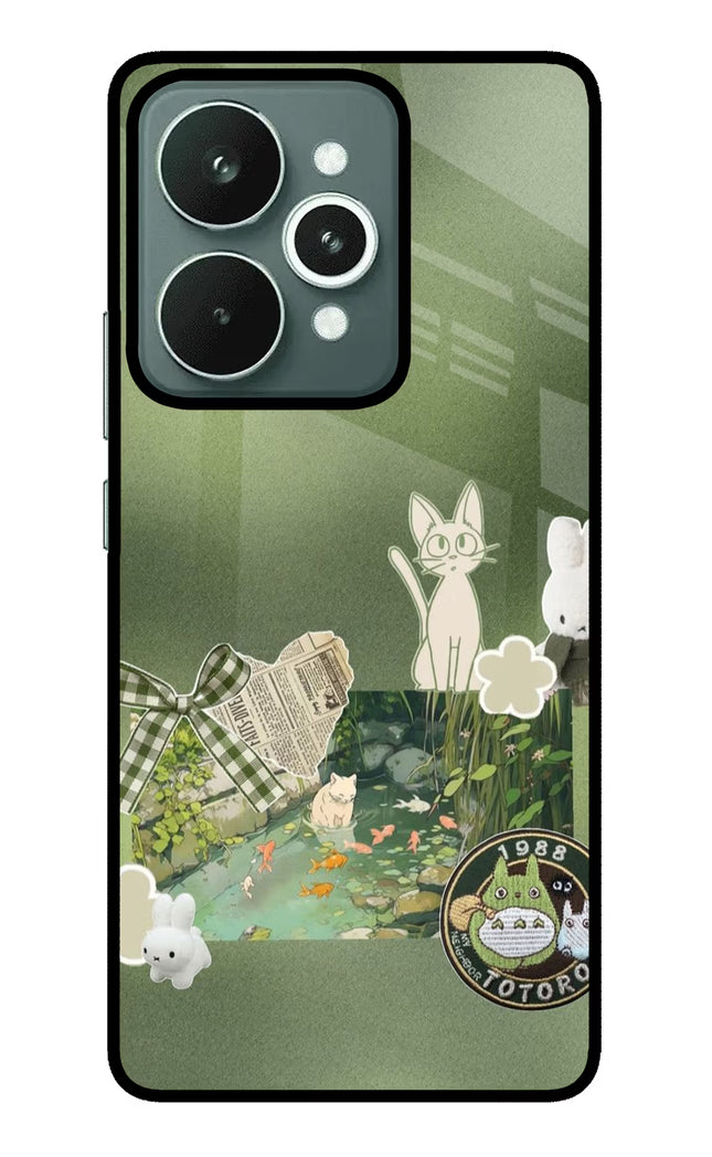 Aesthetic anime Realme 15 Glass Case