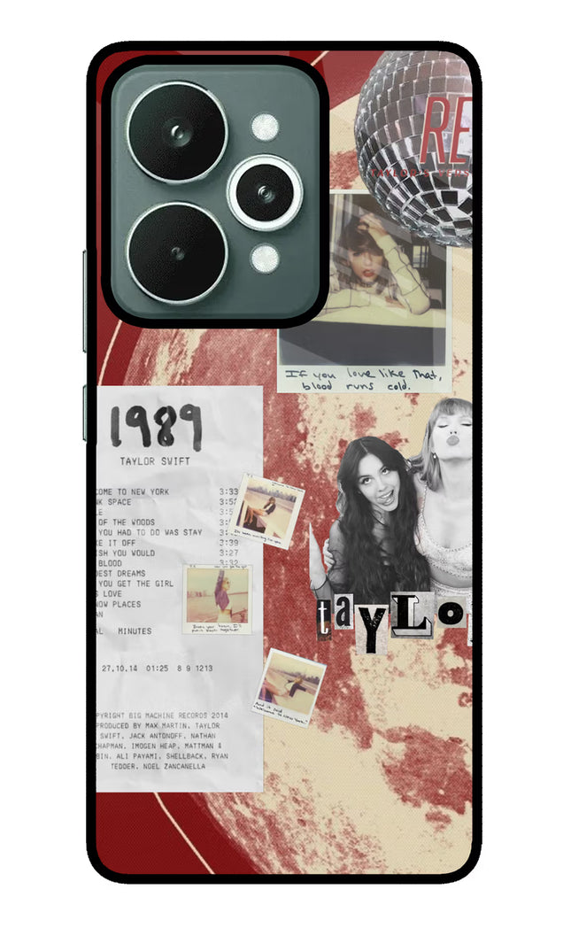 Taylor Swift Realme 15 Glass Case