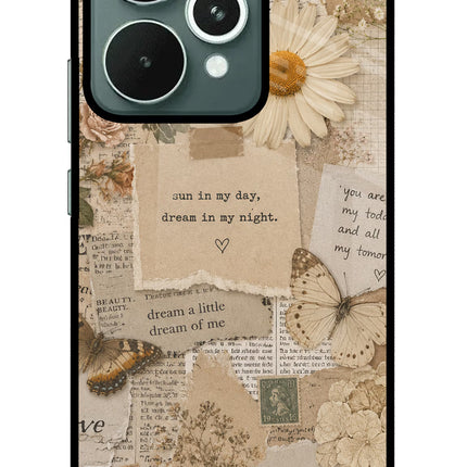 Vintage case Realme 15 Glass Case