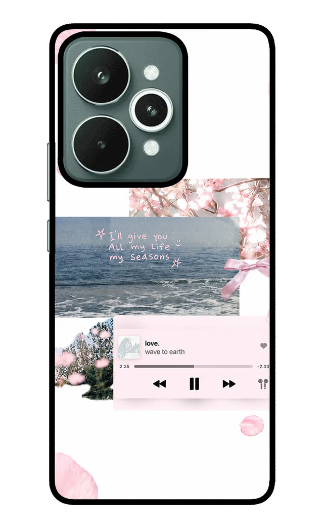 Wave to earth Realme 15 Glass Case