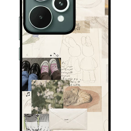 Soft Aesthetic Realme 15 Glass Case