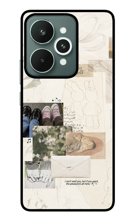 Soft Aesthetic Realme 15 Glass Case