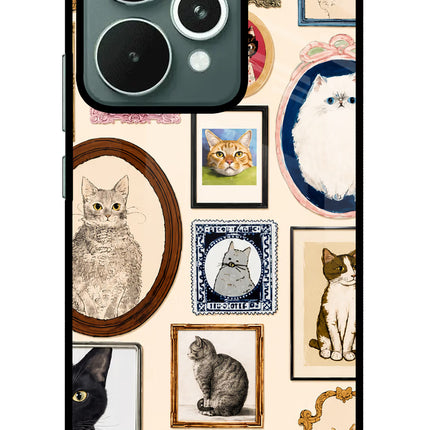 Mirror Cats Realme 15 Glass Case