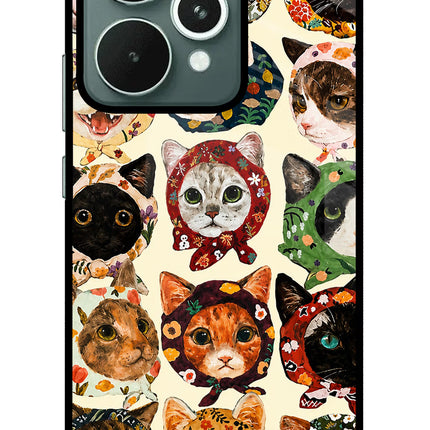 Cool Cat Realme 15 Glass Case