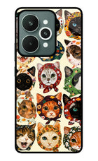 Cool Cat Realme 15 Glass Case