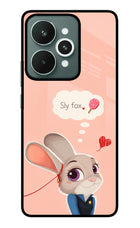Judy Charm Realme 15 Glass Case Back Cover by Casekaro