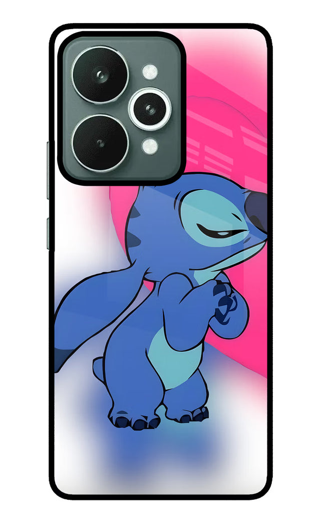 Stitch Hug Realme 15 Glass Case