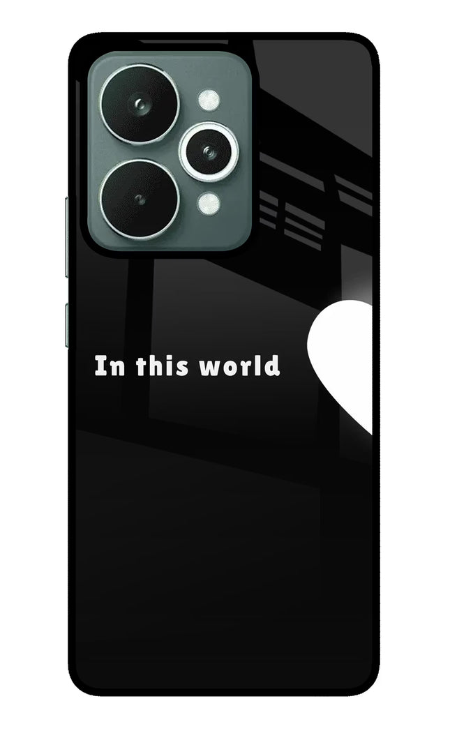 This World Realme 15 Glass Case